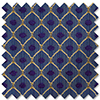 Sicily, Blue - Roman Blind